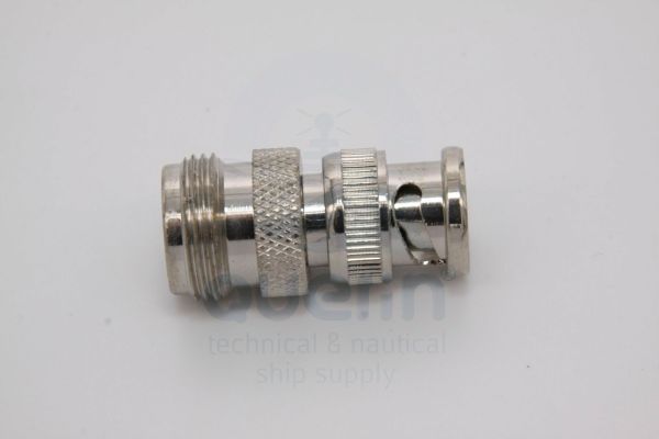 BNC plug male / N socket female adaptor (connector)