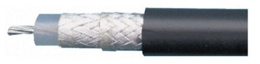 RG214/U coaxial antenna cable, double shield