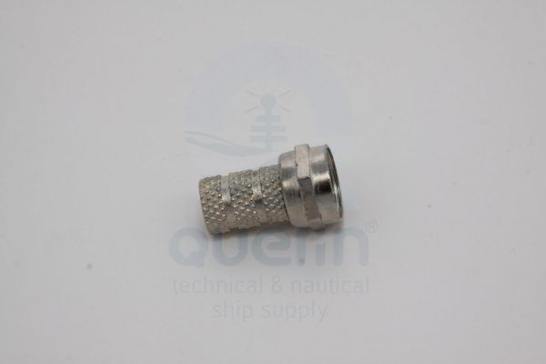 F plug 5.2mm f. RG58 / RG223 cable (screw-on type)