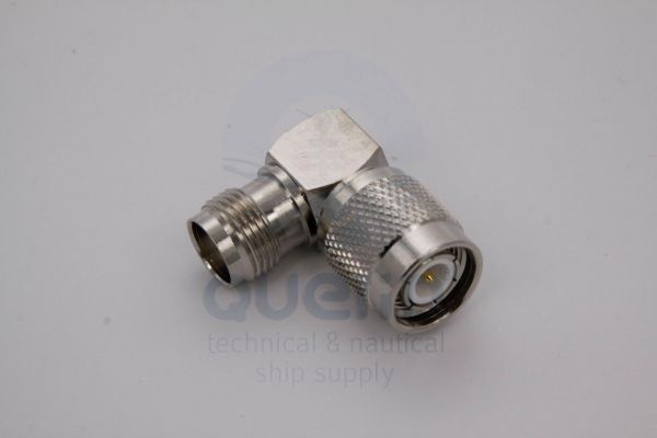 TNC socket 90° angle connector &gt;female/female&lt; (adaptor)