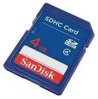 SD (SDHC) card 4GB formatted f. INM-C
