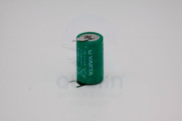 Lithium metal battery as back-up cell, size CR1/2AA