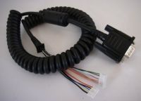 Coiled cable assy f. remote control handset p/n: S-56.102
