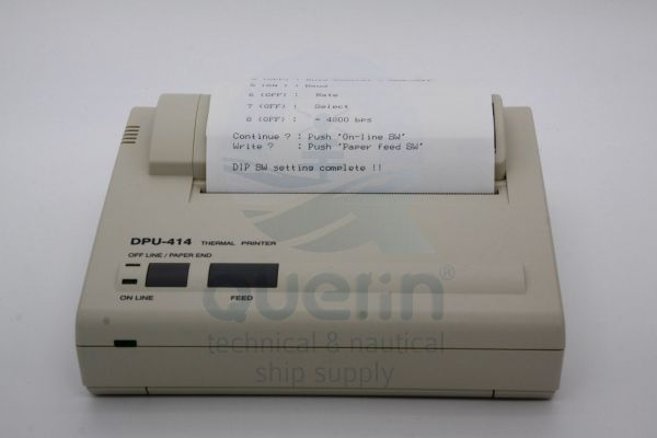 NAVTEX message printer JRC DPU-414 f. JRC NCR-333 Navtex receiver