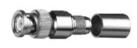 BNC plug male f. RG213 / RG214 cable (crimp-on type)