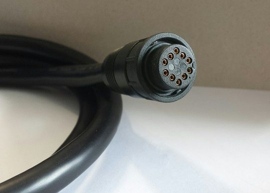 40m antenna cable set (DOUBLE-ENDED / plugs on both sides) f. GPS / D-GPS antenna