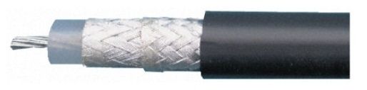 RG214/U coaxial antenna cable, double shield with TNC plugs (20m)